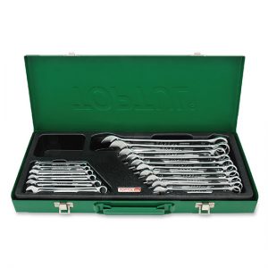 15° Offset Hi-Performance Combination Wrench Set - METRIC