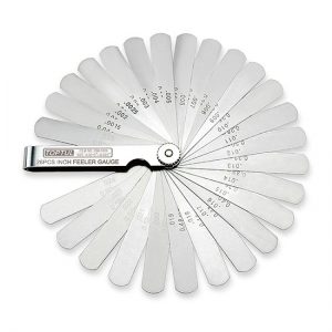 26PCS Inch Feeler Gauge (Rounded Tips)