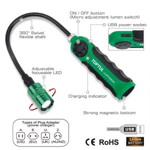 Cordless LED Flexible Inspection Lamp