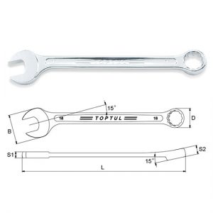 Super-Torque Combination Wrench 15° Offset - METRIC