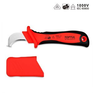 VDE Insulated Cable Knife with Hooked Blade