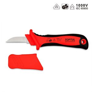 VDE Insulated Cable Knife with Straight Blade