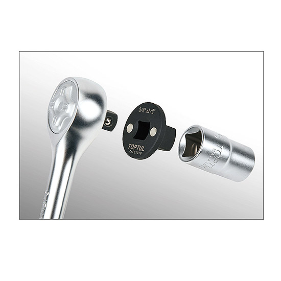 19PCS - Adjustable Wrench, Plier & Screwdriver Set - TOPTUL The
