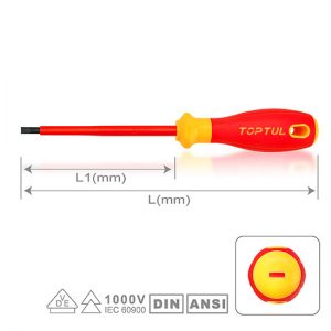 VDE Insulated Pro-Plus Series Slotted Screwdrivers