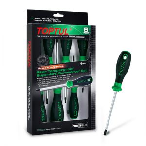 6PCS PRO-PLUS SERIES Star Tamperproof Super-Grip Screwdriver Set