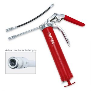 Pistol Grip Grease Gun - W/7" Rigid Tube & 12" Flexible Hose