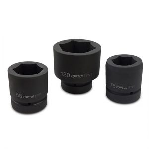 2-1/2" DR. 6PT Flank Impact Sockets - METRIC