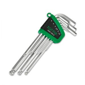 9PCS Long Type Ball Point Hex Key Wrench Set