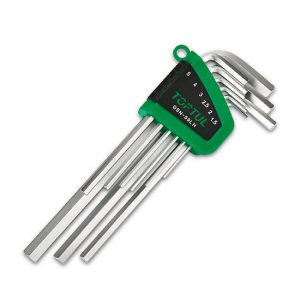 9PCS Long Type Hex Key Wrench Set