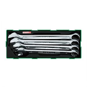 4PCS - 15° Offset Super-Torque Combination Wrench Set