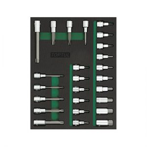 25PCS - 1/2" DR. Bit Socket Set