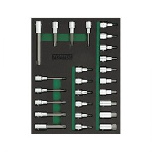 25PCS - 1/2" DR. Bit Socket Set