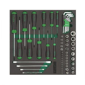 61PCS - Star Wrench, Socket & Screwdriver Set